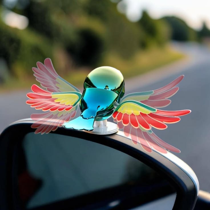 Cute Flying Companion Car Bird Ornament