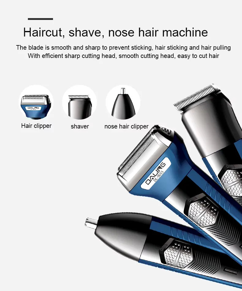 3 in 1 DWZ Trimmer New Edition – Complete Grooming Solution for Men