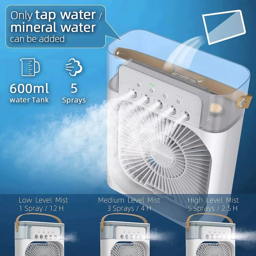 Mini Portable Mist Fan – Stay Cool Anywhere
