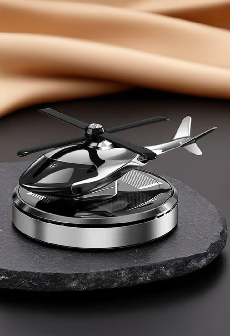 Helicopter Solar Car Fragrance – Stylish Air Freshener for Your Car