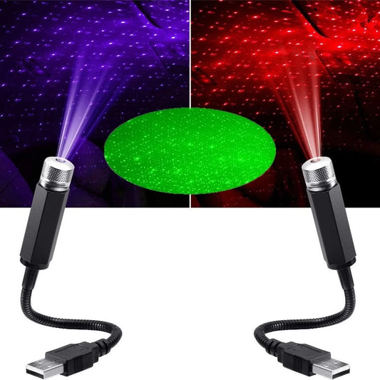 Romantic LED Car Star Roof Light – Create a Magical Starry Car Interior
