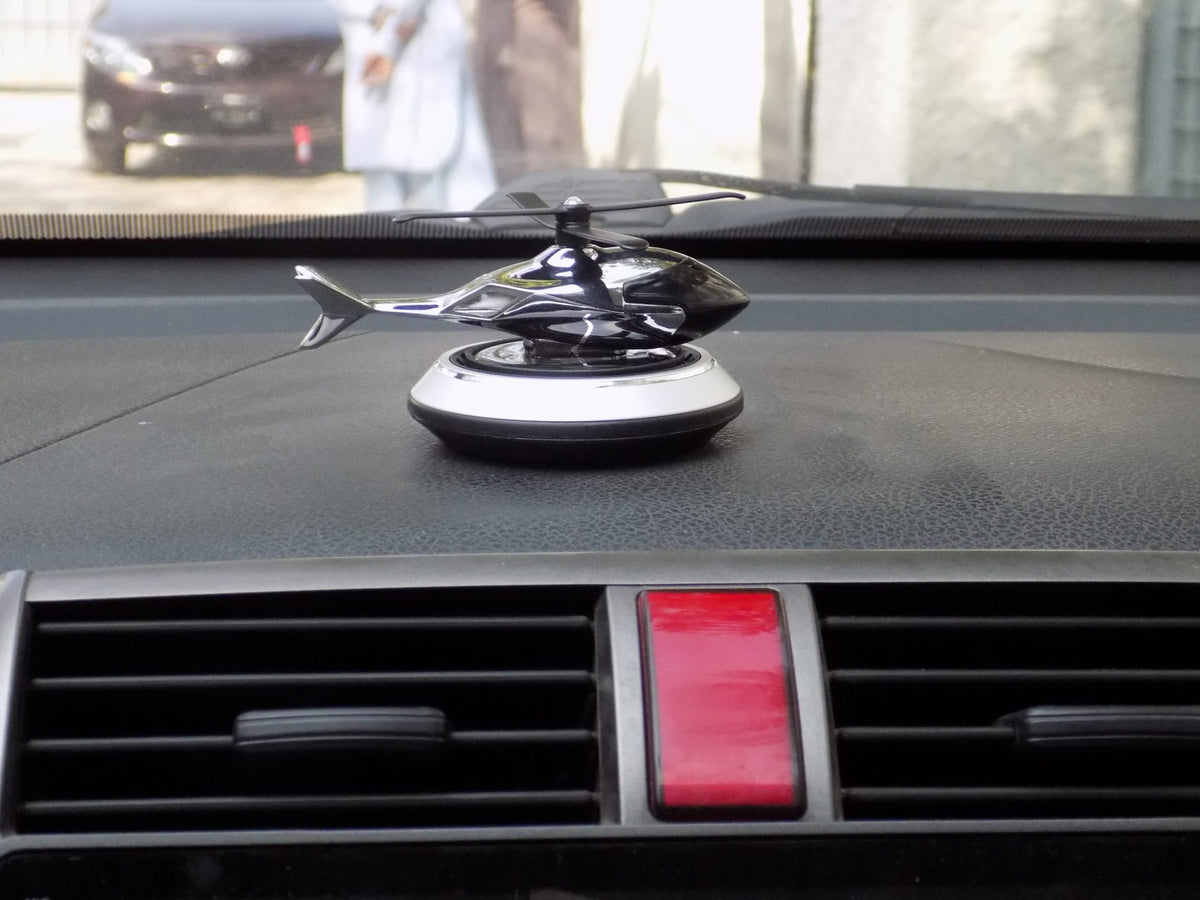 Helicopter Solar Car Fragrance – Stylish Air Freshener for Your Car