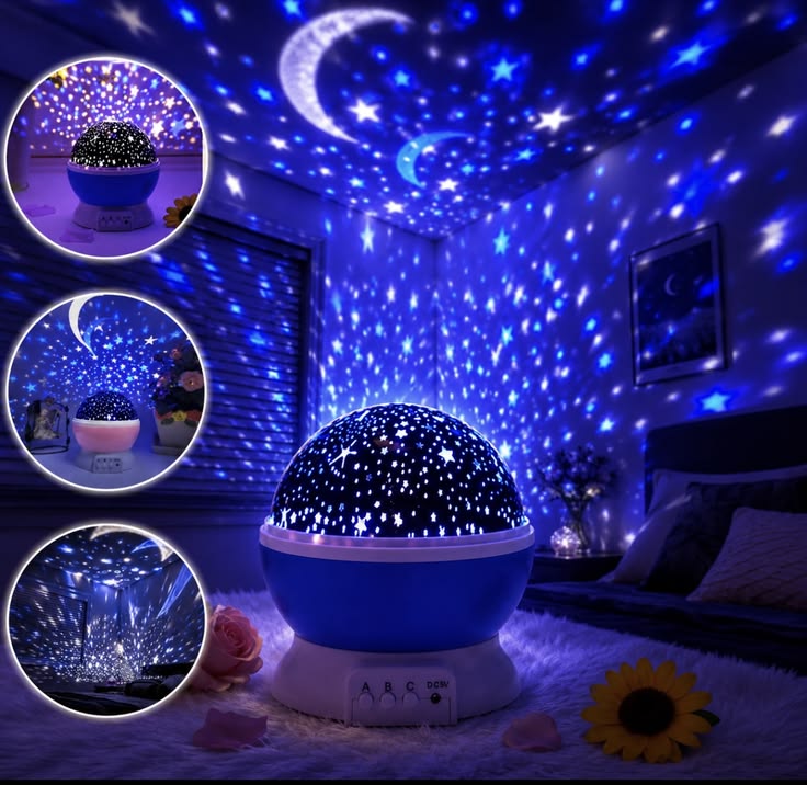 Star Projector Night Light – Magical Galaxy & Starry Sky LED Lamp
