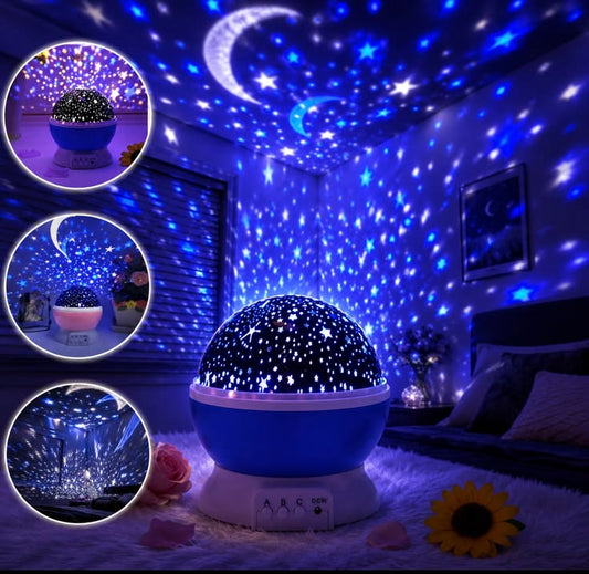 Star Projector Night Light – Magical Galaxy & Starry Sky LED Lamp