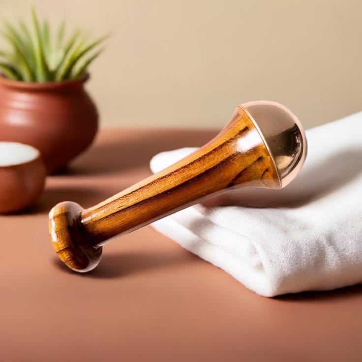 Kansa Wand – Traditional Ayurvedic Facial Massage & Skin Care Tool