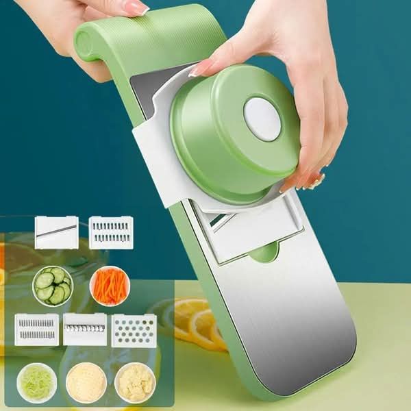 5 in 1 Vegetable Slicer – Multi-Functional Kitchen Chopper & Cutter