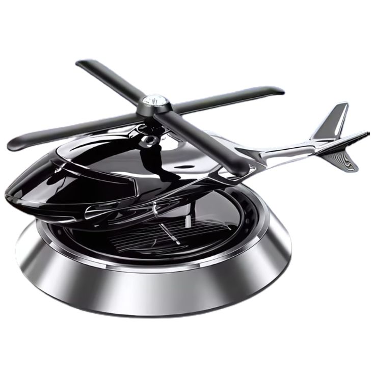 Helicopter Solar Car Fragrance – Stylish Air Freshener for Your Car