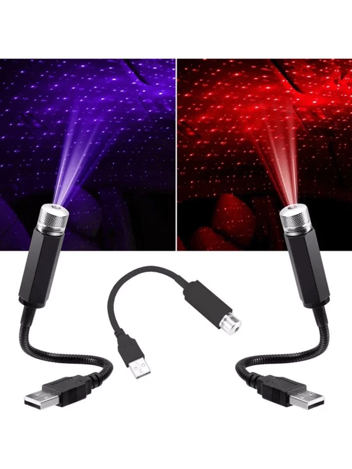 Romantic LED Car Star Roof Light – Create a Magical Starry Car Interior