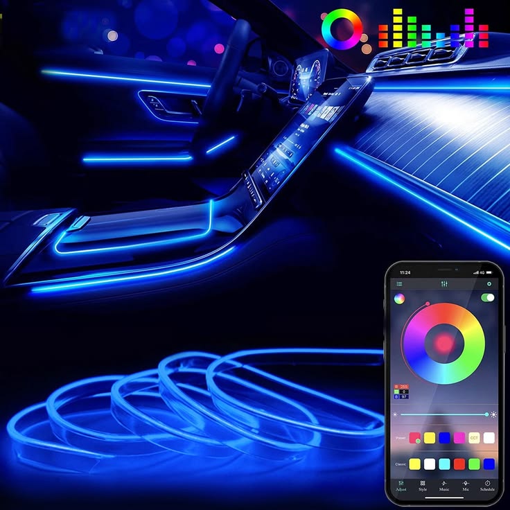 Ambient Lighting Car – Stylish Interior LED Light for Your Vehicle