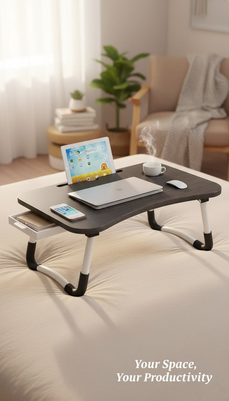 Portable Laptop Table – Comfortable Work Anywhere