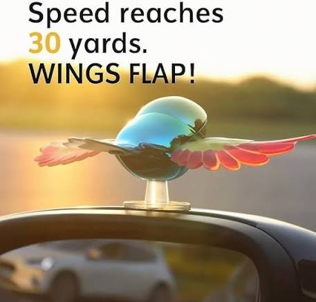 Cute Flying Companion Car Bird Ornament